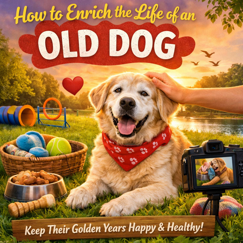 how to enrich the life of an old dog