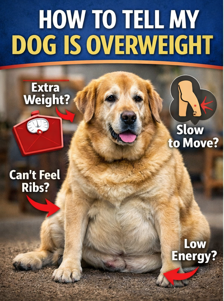 how to tell my dog is overweight