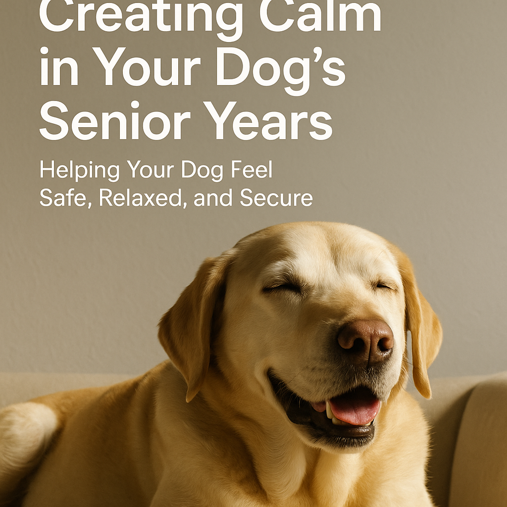 image of older dog relaxed and calm
