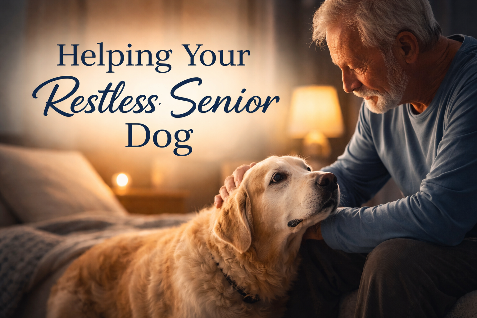 why is my senior dog restless