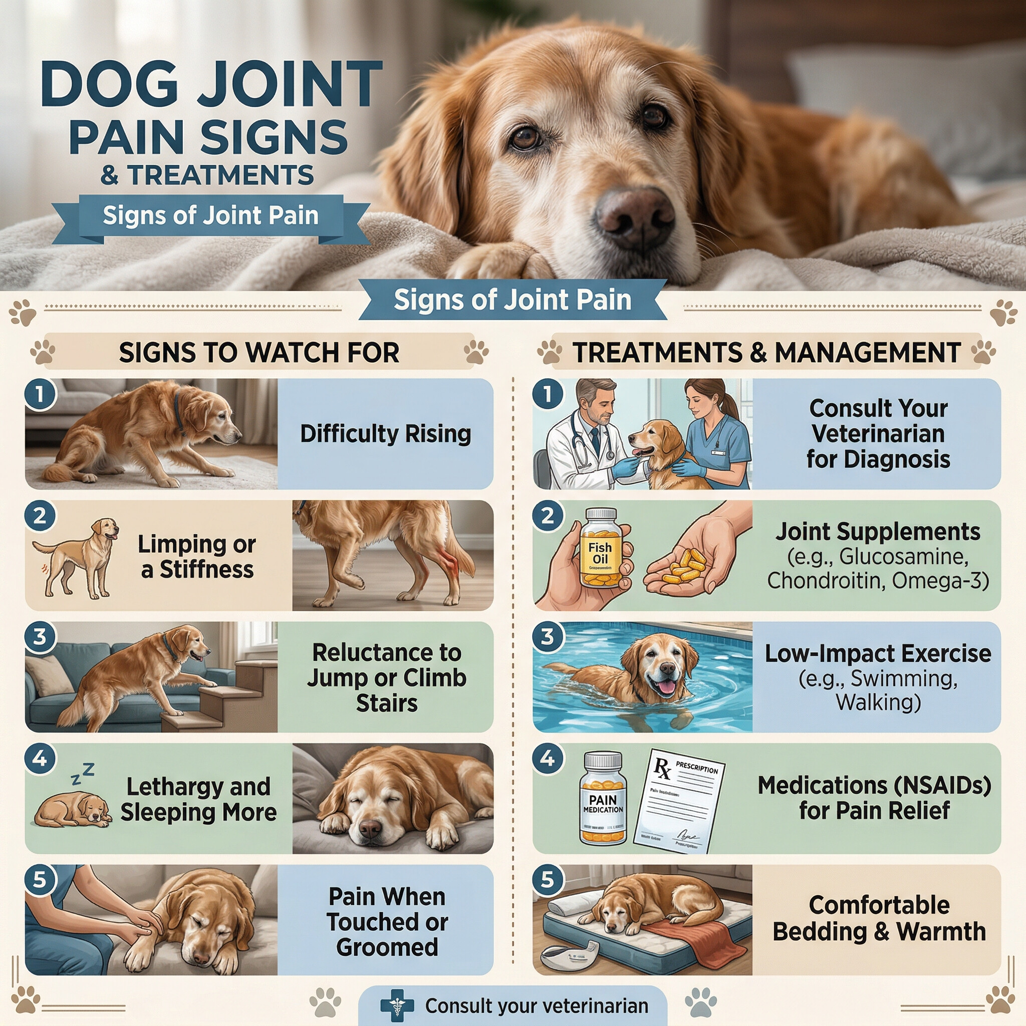 dog joint pain signs and treatments